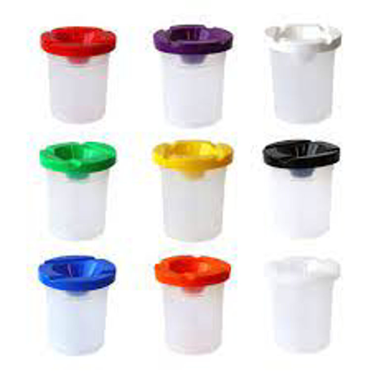 Picture of 5202- Lid Plastic Painting Cup Water POT for Painting